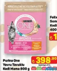 PURİNA ONE YAVRU TAVUKLU KEDİ MAMASI 800 G
